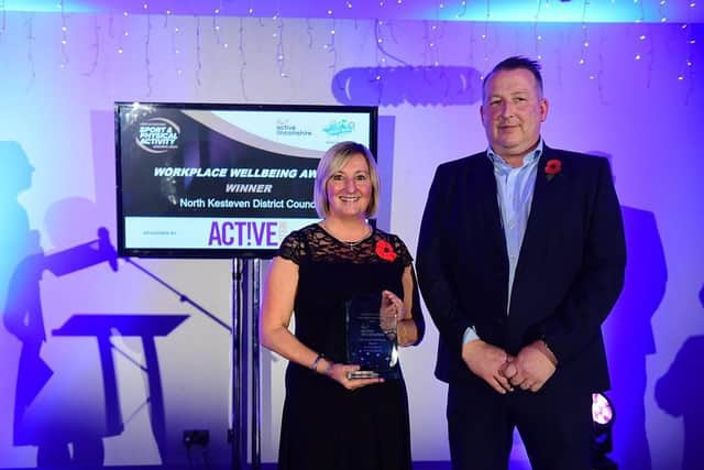 North Kesteven District Council claimed the Workplace Wellbeing Award.