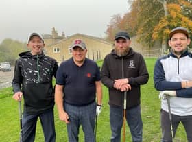 The wining team of Tom Evison, Sean McDonnell, Jamie Hodson and Mark Astall.