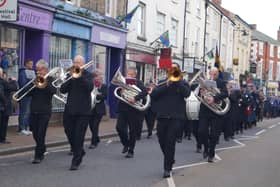 Remembrance parade in Market Rasen EMN-211114-144745001