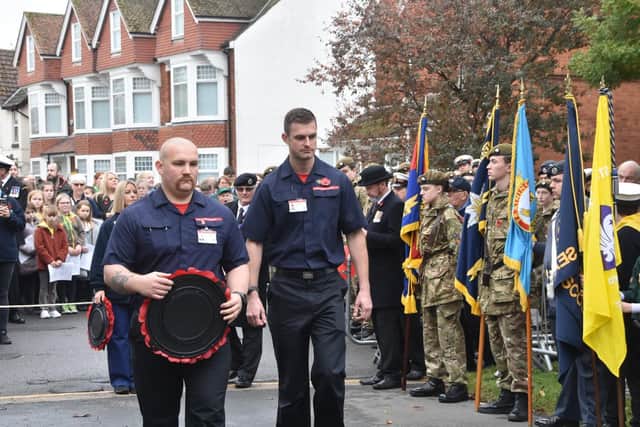 Skegness Remembrance Day. Photo: Barry Robinson