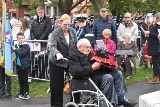 Skegness Remembrance Day. Photo Barry Robinson