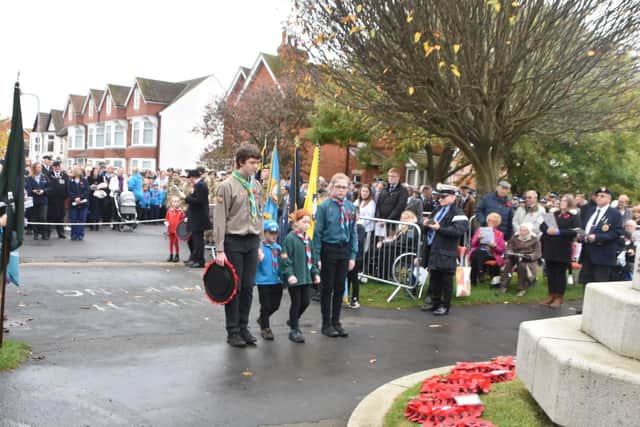 Skegness Remembrance Parade. Photo: Barry Robinson