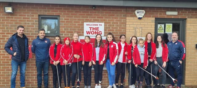 Horncastle Under 14s girls took part in a litter pick on Saturday. EMN-211115-135804001