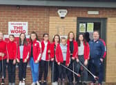 Horncastle Under 14s girls took part in a litter pick on Saturday. EMN-211115-135804001