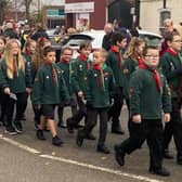 Members of the 4th Boston Scout group.