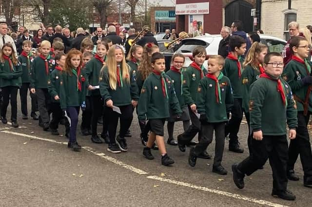 Members of the 4th Boston Scout group.