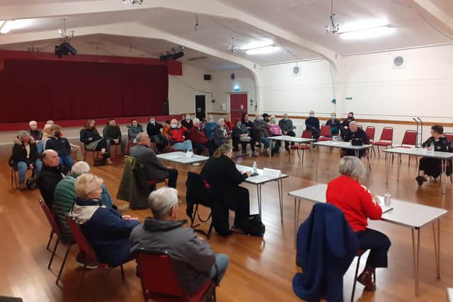 Residents and business owners turned out to have their say EMN-211116-110216001
