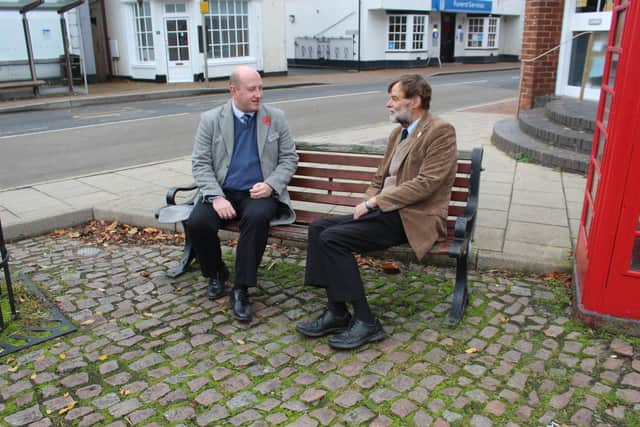 Coun John McNeill and Coun Stephen Bunney have both welcomed the investments to the Market Place. EMN-211116-093343001