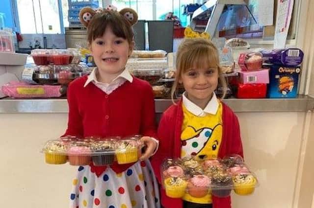 Leasingham pupils had a cake sale and accessorise day for Children In Need. EMN-211119-143728001
