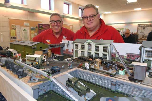 L-R Mark Bamford (chairman) and Eddie King (charity exhibition manager) EMN-211122-092119001