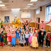 Youngsters at Theddlethorpe Academy take part in a fancy dress dance and sing to raise money for Children In Need. (Photo: Jon Corken)