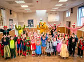 Youngsters at Theddlethorpe Academy take part in a fancy dress dance and sing to raise money for Children In Need. (Photo: Jon Corken)