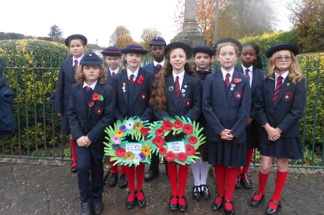 Pupils at Bicker Prep Primary School took part in a Remembrance service and raised money for the Royal British Legion.