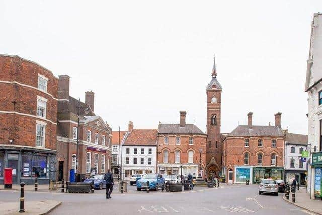 Louth town centre. (Photo: John Aron) EMN-211119-112659001