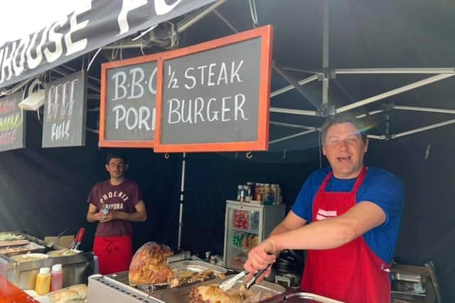 A continental market was one of the events supported in Mablethorpe.