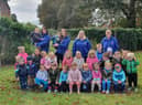 Pupils and staff in the area set to be transformed.