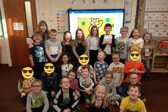 Pupils at the Richmond School in Skegness wore an animal print outfit for the day and donated £1 for Children in Need.