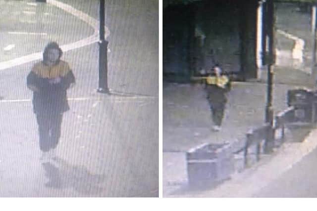 Police have released these CCTV images of Ilona Golabek in Boston on the night of November 9.