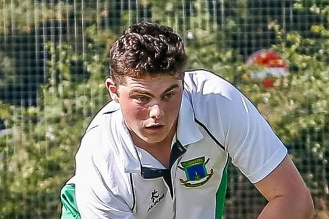 Sam Jones in action for Louth Hockey Club. Photo: David Dales