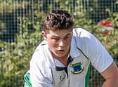 Sam Jones in action for Louth Hockey Club. Photo: David Dales