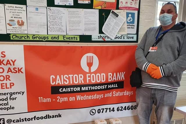 Caistor food bank is open on Wednesdays and Saturdays