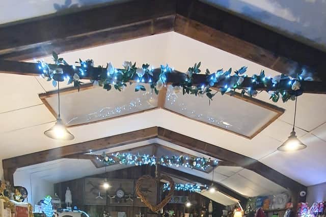 JJ's Woodhall Spa have created a Christmas grotto - with Charlie the donkey. EMN-211123-161723001