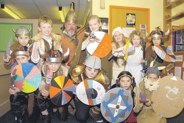 Osbournby Primary School's Viking Day.