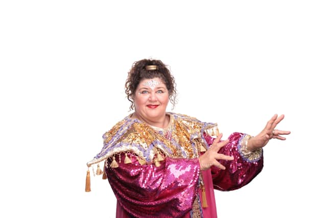 Cheryl Fergison stars in the pantomime at Trinity Centre EMN-211123-203256001