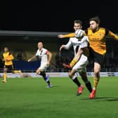 Boston United v Darlington. Photo: Oliver Atkin