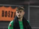 Marcus Dewhurst kept his first clean sheet for Boston United against Darlington. Photo: Oliver Atkin