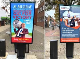 A series of large LED screens have been installed in prominent locations across Scunthorpe. EMN-211125-134542001