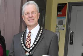 Mayor of Sleaford, Coun Robert Oates.