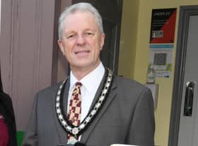 Mayor of Sleaford, Coun Robert Oates.