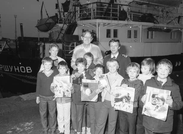Boston Docks 35 years ago.