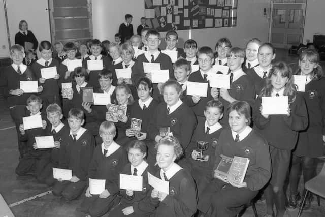 The junior award winners.