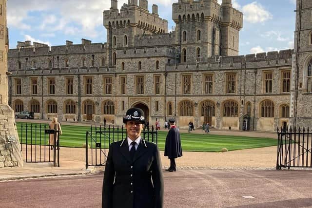 Assistant Chief Constable Kerrin Wilson at Windsor Castle. EMN-211129-184655001