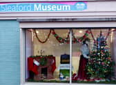 Sleaford Museum's Christmas window exhibition for 2021. EMN-210112-153602001