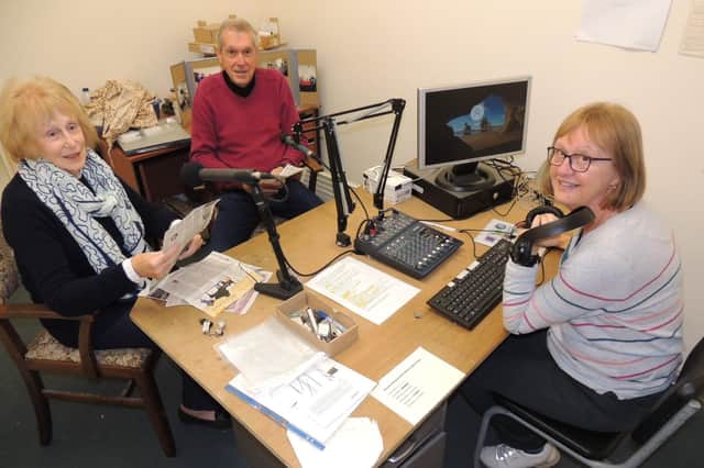 Sleaford Talking Newspaper is in need of more volunteers to keep going for its listeners. From left - Anne Cunningham, Howard Sanders and Doreen Bamford. EMN-210612-122122001