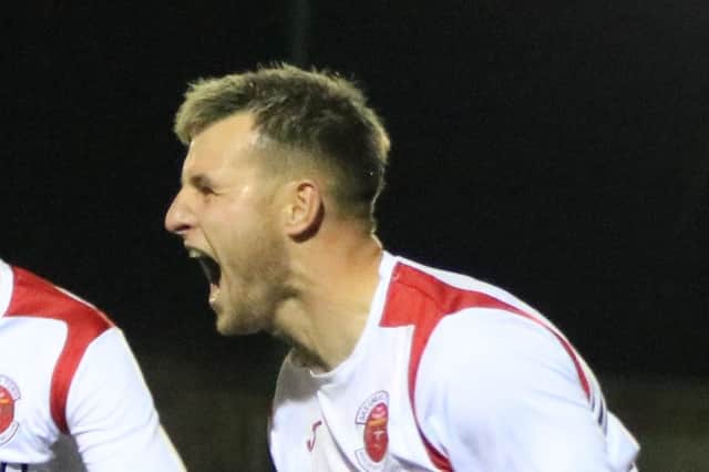 Jonny Lockie netted a hat-trick. Photo: Oliver Atkin