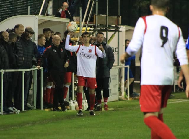 Skegness Town entertain Quorn on Saturday. Photo: Oliver Atkin