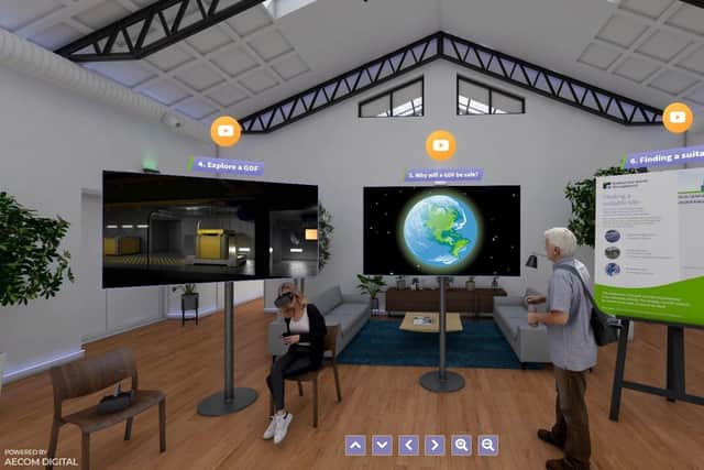 An interactive virtual exhibition has been launched today to show how a Geological Disposal Facility (GDF) works. EMN-210712-104709001