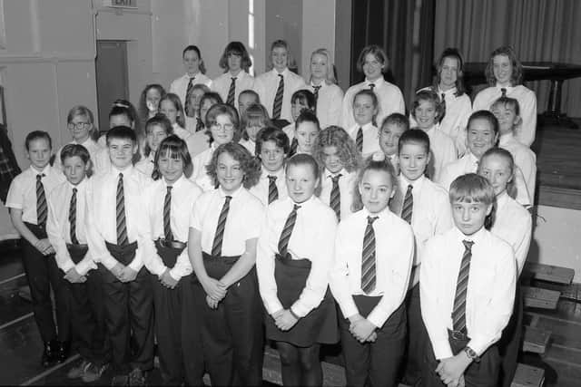 Members of the school choir.