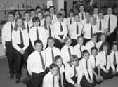 Winners at Haven High School's awards evening of 1996.