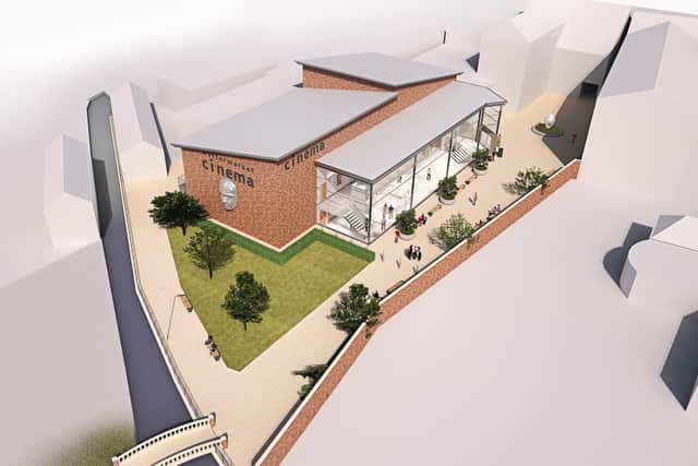 Artist's impression fo how the new cinema project would look in Sleaford.