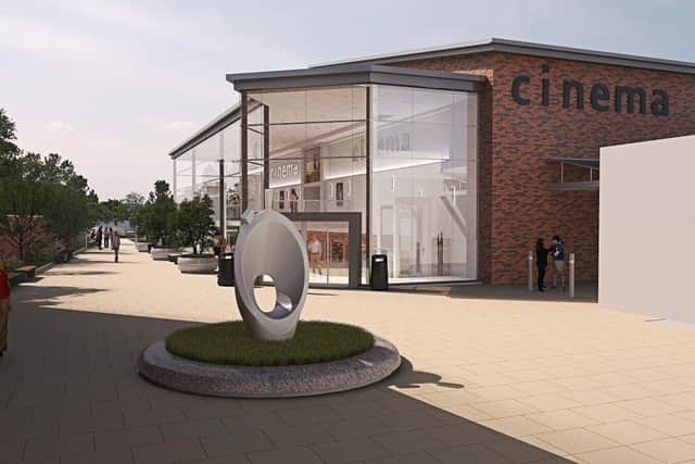 Artist's impression fo how the new cinema project would look in Sleaford.