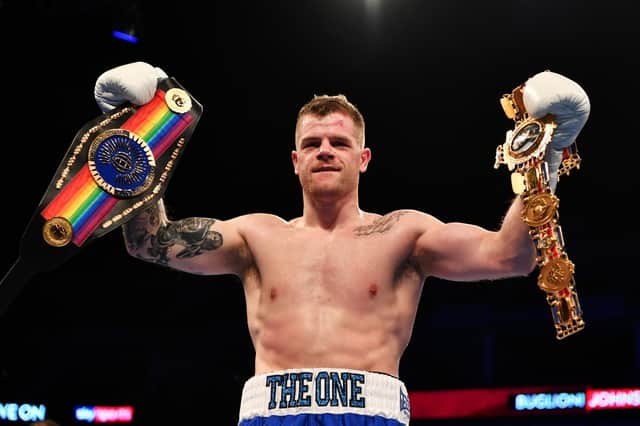 Former British and Commonwealth champ Callum Johnson believes it is his destiny to win a world title. He fights Joe Smith jnr in January. Photo: Getty Images
