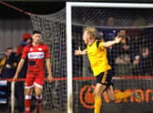 Jordan Burrow celebrates the winner. Photo: Peter Short