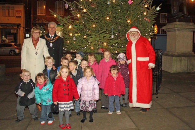 Getting set for Christmas in Spilsby 10 years ago ...