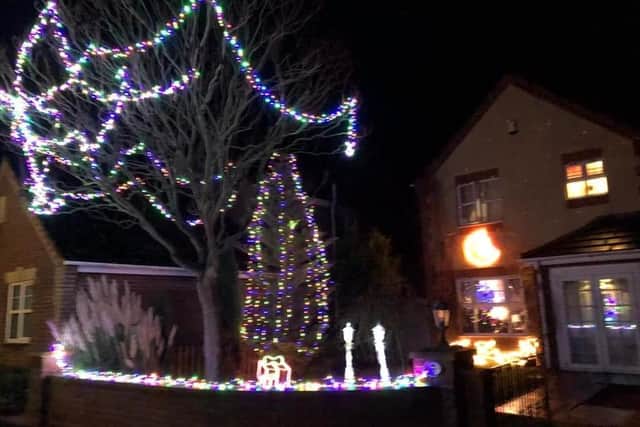 One of the houses before the vandals struck. (photo supplied)