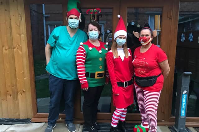 Looking good on Eld Day at Ashdene care home, Sleaford. EMN-210812-162221001